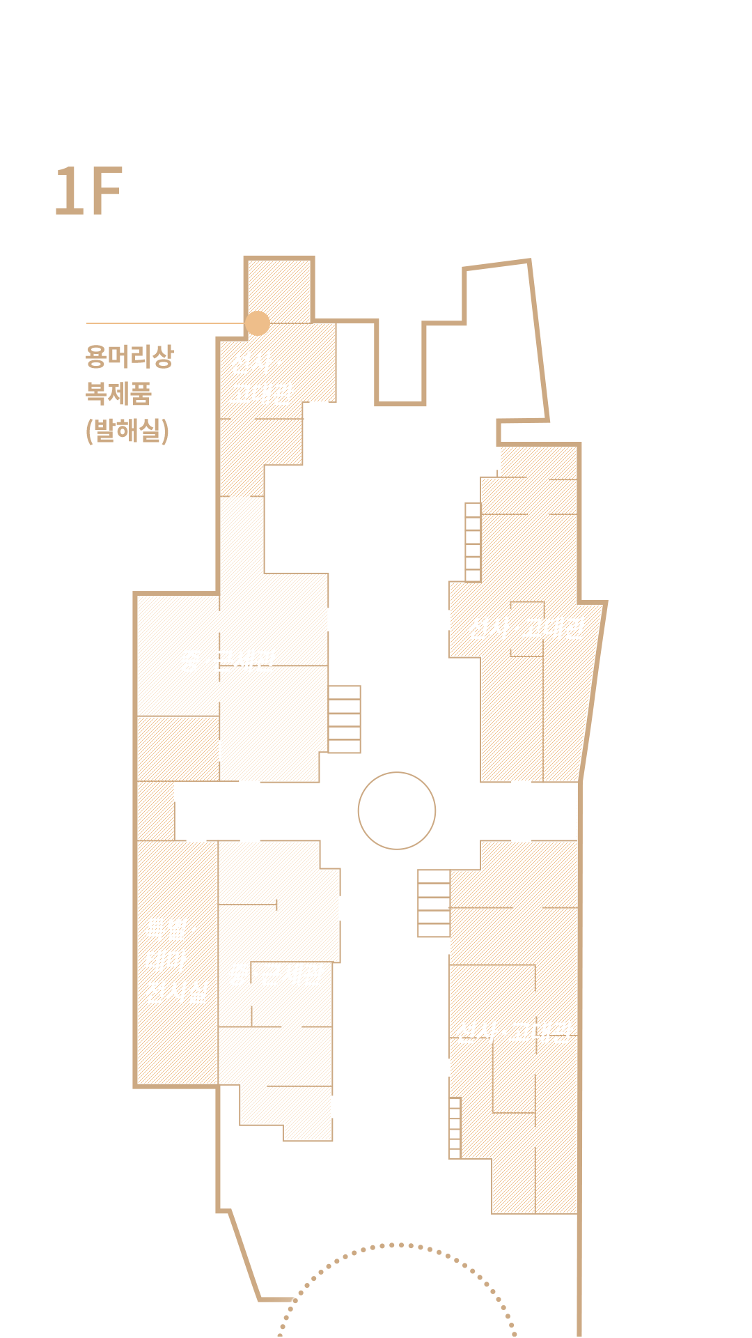 팝업이미지 용머리상 복제품 1층 위치