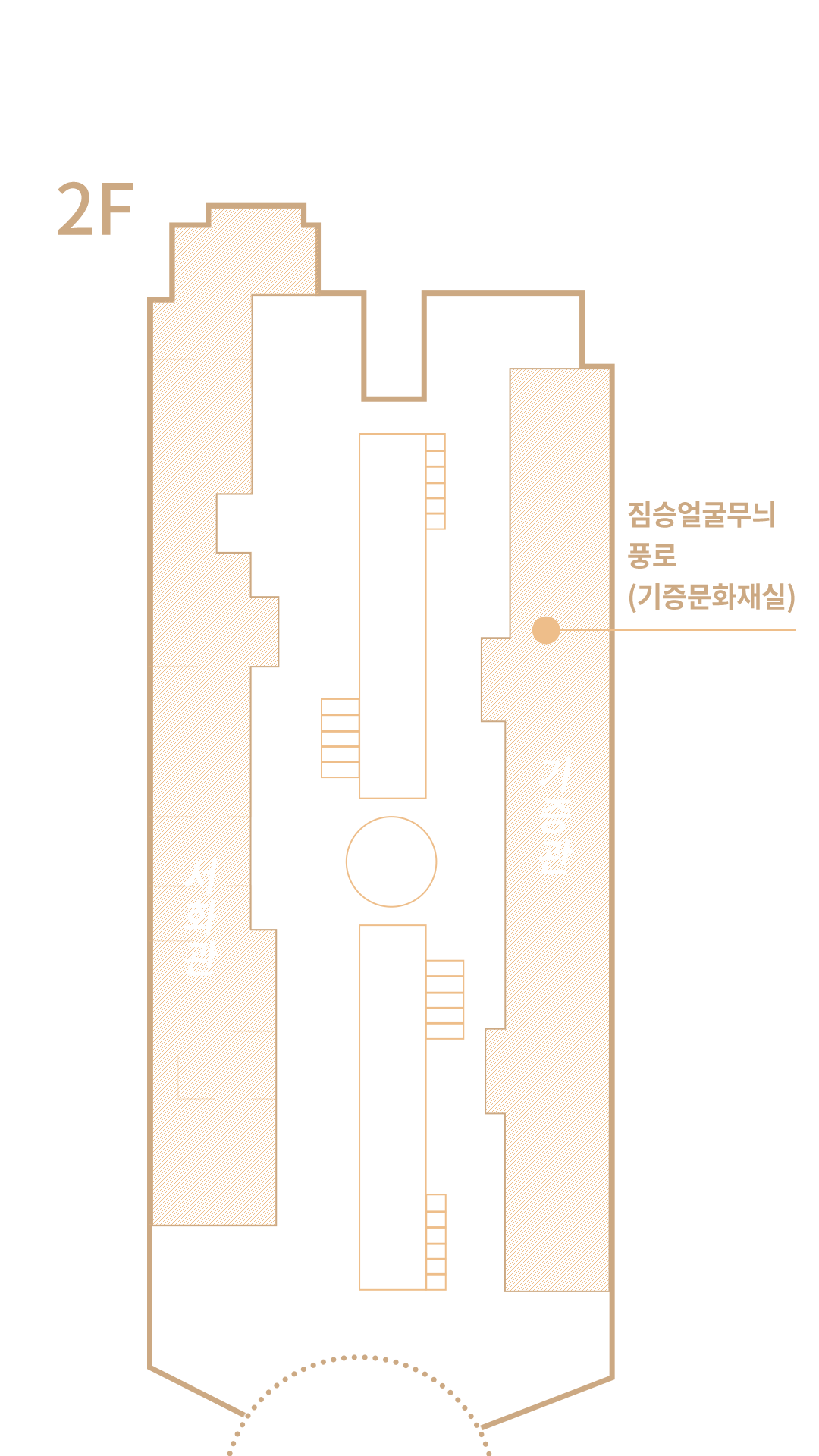 팝업이미지 짐승얼굴무늬 풍로 2층 위치 지도