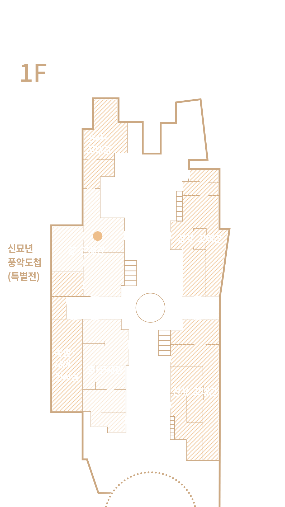 신묘년 풍악도첩 위치 - 1층 중 근세관 특별전