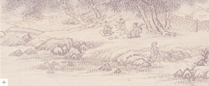 김두량, 김덕하 필 사계산수도 중 여름(부분) 1744년