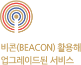 비콘(BEACON) 활용해 업그레이드된 서비스 텍스트